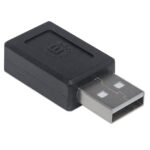 Adaptador Convertidor USB-C A USB Tipo A 2.0 Hembra-Macho