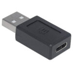 Adaptador Convertidor USB-C A USB Tipo A 2.0 Hembra-Macho