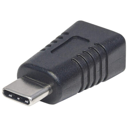 Adaptador Manhattan USB-C, Cm-Micro B H V3.1 Negro 354660