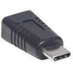 Adaptador Manhattan USB-C, Cm-Micro B H V3.1 Negro 354660
