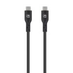 Cable USB-C A USB-C Manhattan 354868 Macho-Macho/50Cm/Negro