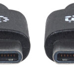 Cable USB-C A USB-C Manhattan 354875 Macho-Macho/2M/Negro