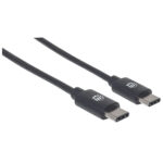 Cable USB V2.0 A-C 3.0M Negro 480Mbps