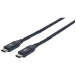 Cable USB-C V3.1 C-C 0.5M Negro
