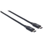 Cable USB-C V3.1 C-C 0.5M Negro