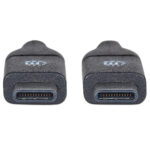 Cable USB-C V3.1 C-C 0.5M Negro