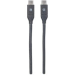 Cable USB-C V3.1 C-C 0.5M Negro