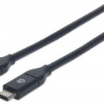 Cable USB-C V3.1 C-C 0.5M Negro