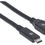 Cable USB Manhattan Tipo Cm-Am 3M Negro V3.1 Gen1, 354981
