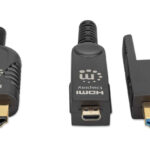 Cable HDMI Fibra Optica M-M 4K 60Hz 30.0M Conector Desmontable