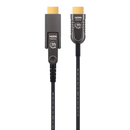Cable HDMI Fibra Optica M-M 4K 60Hz 30.0M Conector Desmontable