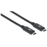 Cable USB C 1 Metro 10Gbps Generacion 2 5A Macho-Macho Negro