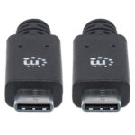 Cable USB C 1 Metro 10Gbps Generacion 2 5A Macho-Macho Negro