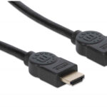 Cable HDMI 2.0 Manhattan 355346 Macho-Macho/1.8M/4K 60Hz/Premium/Color Negro