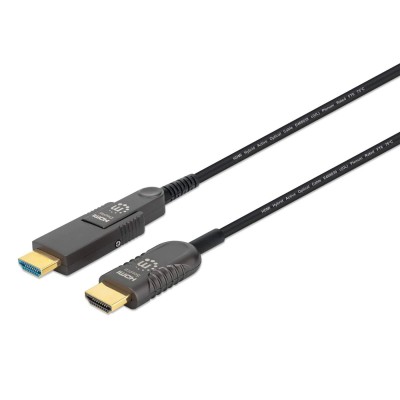 Cable HDMI Fibra Optica M-M 4K 60Hz 50.0M Conector Desmontable