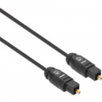 Cable De Audio Toslink S/Pdif Manhattan 356060 Macho-Macho/1 M/Negro