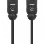 Cable De Audio Toslink S/Pdif Manhattan 356060 Macho-Macho/1 M/Negro