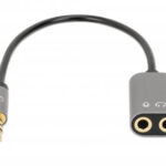 Cable Adaptador Audio Y 3.5Mm 1 A 2 Audifono Y Microfono