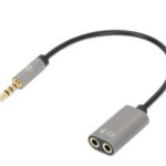 Cable Adaptador Audio Y 3.5Mm 1 A 2 Audifono Y Microfono