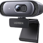 Webcam Ugreen 35626/4Mp/Cable USB 2M/Microfono Integrado/Cancelacion De Ruido/Correccion De Luz Automatica/Vista Amplia De 91°/Rotacion Flexible De 360°/Cubierta De Privacidad