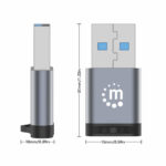 Adaptador Convetidor USB-A A Us B-C Velocidad 3.2 Gen1