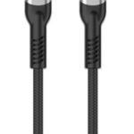 Cable Usb4 Gen 3X2 Manhattan 356374 USB-C Macho A USB-C Macho De 1 Metro, Power Delivery 3.1 Epr 240W, Transmisión De Datos 40 Gbps, Video 8K, Compatible Con Thunderbolt 3 / 4, Forro Trenzado - Negro