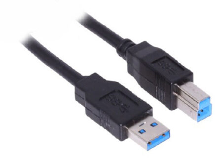 Cable USB Brobotix V3.0 A-B 1.8Mts – USB 3.0, USB 3.0, Macho/Macho, 1, 8 M, Negro
