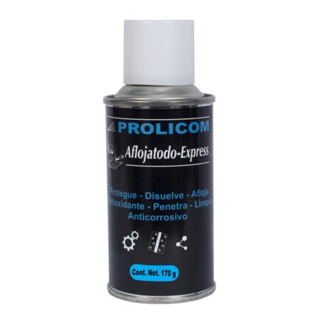 Limpiador Y Protector Prolicom – Afloja Todo – Express, 170G, Protege, Disuelve, Afloja Piezas Metálicas