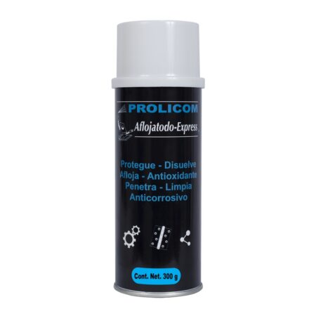 Limpiador Y Protector Prolicom, Afloja Todo – Express, 300G, Protege, Disuelve, Afloja Piezas Metálicas