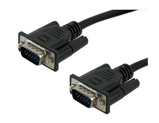 371315 Cable Svga Hd15 Macho A Hd15 Macho, De 1.8m Color Negro,