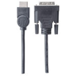 372503 Cable HDMI Macho A DVI-D 24+1 Macho, Enlace Dual, Negro, 1.8M.