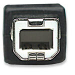 Cable USB V2.0 A B 0.5M Negro