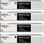 Toner Canon Gpr-61 Magenta 3765C -