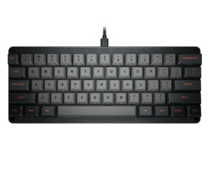 TECLADO MECANICO GAMER COUGAR PURI MINI 60% SWITCH GATERON RED, ALAMBRICO, NEGRO (INGLES), 37PRMM1MI.0002