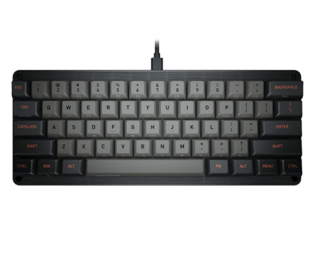 Teclado Mecanico Gamer Cougar Puri Mini 60% Switch Gateron Red, Alambrico, Negro (Ingles), 37Prmm1Mi.0002