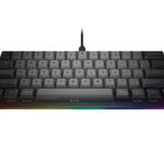 Teclado Mecanico Gamer Cougar Puri Mini 60% Switch Gateron Red, Alambrico, Negro (Ingles), 37Prmm1Mi.0002