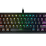 TECLADO MECANICO GAMER COUGAR PURI MINI 60%,RGB, SWITCH GATERON RED, ALAMBRICO, NEGRO (INGLES), 37PRMRM1MI.0002