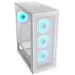 Gabinete Cougar Mx220 Rgb/Mid Tower/Sin Fuente/Panel Lateral/Color Blanco/ATX/382Ac80.0002