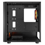Gabinete Cougar Uniface Mini Rgb/Mini Tower/Cristal Templado/Sin Fuente/2 Ventiladores Argb De 140Mm/1 Ventilador Argb De 120Mm/Color Negro/Mini Itx/Micro ATX/3855C90.0003