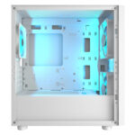 Gabinete Cougar Uniface Mini Rgb White/Mini Tower/Cristal Templado/Sin Fuente/2 Ventiladores Argb De 140Mm/1 Ventilador Argb De 120Mm/Color Blanco/Mini Itx/Micro ATX/3855C90.0004