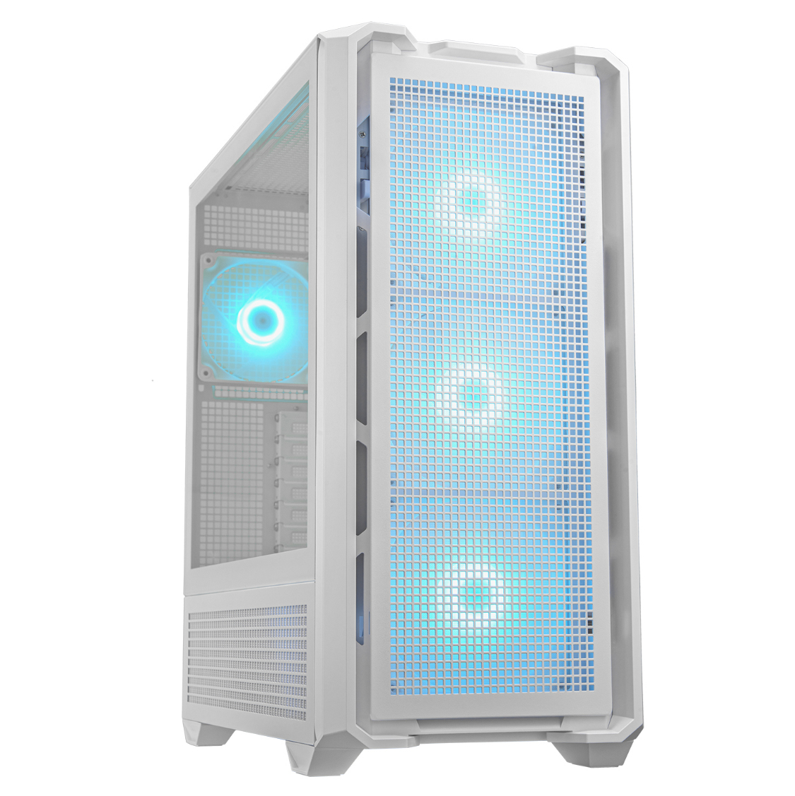 Gabinete Cougar Mx600/full Tower/rgb Crist Temp/atx/blanco/3857c90.0002