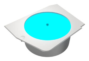 PLATAFORMA GIRATORIA COUGAR 3858M60.0004 FV270/ARGB/COLOR BLANCO