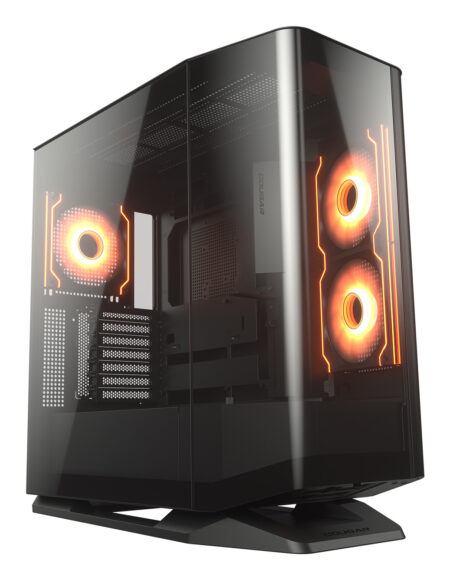 Gabinete Cougar Fv270 Rgb/Midi-Tower/Con Ventana/Sin Fuente/4 Ventiladores Rgb/Color Negro/Mini Itx/Ceb/E-ATX, 3858M60.0005