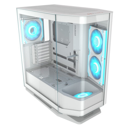 Gabinete Cougar Fv270 Rgb/Midi-Tower/Con Ventana/Sin Fuente/4 Ventiladores Rgb/Color Blanco/Mini Itx/Ceb/E-ATX, 3858M60.0006