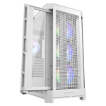 GABINETE COUGAR DUOFACE PRO RGB/MIDI-TOWER/CON VENTANA/SIN FUENTE/USB 3.0/2.0/4 VENTILADORES ARGB INSTALADOS/COLOR BLANCO/ATX/CEB/E-ATX, 385AD10.0002