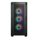 Gabinete Cougar Airface Pro Rgb/Midi-Tower/Sin Fuente/USB 2.0/3.0/4 Ventiladores Instalados/Color Negro/Eatx/Ceb/385Ad10.0003