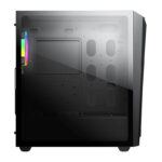 Gabinete Cougar Mx660 Iron Rgb Dark Black, Media Torre, Negro, Sin Fuente, ATX, 385Bms0.0006