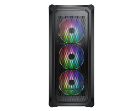 GABINETE COUGAR ARCHON 2 MESH RGB/MIDI-TOWER/CON VENTANA/SIN FUENTE/USB 2.0/3.0/3 VENTILADORES ARGB INSTALADOS/COLOR NEGRO/ATX, 385CC50.0001