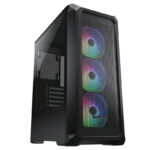 GABINETE COUGAR ARCHON 2 MESH RGB/MIDI-TOWER/CON VENTANA/SIN FUENTE/USB 2.0/3.0/3 VENTILADORES ARGB INSTALADOS/COLOR NEGRO/ATX, 385CC50.0001