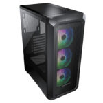 GABINETE COUGAR ARCHON 2 MESH RGB/MIDI-TOWER/CON VENTANA/SIN FUENTE/USB 2.0/3.0/3 VENTILADORES ARGB INSTALADOS/COLOR NEGRO/ATX, 385CC50.0001
